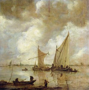 Stormachtige Zeegezicht, 1655 door Jan Josephsz van Goyen